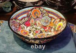 12 Large Ceramic Bowl Salad Pasta Soup Fruit Cereal Serving Bowl