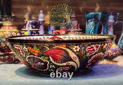 12 Large Ceramic Bowl Salad Pasta Soup Fruit Cereal Serving Bowl