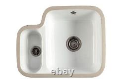 1810 Company Etroduo 343-136U C Undermount 1.5 bowl White Ceramic Sink RRP £492