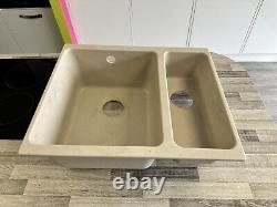 1 1/2 Bowl Ceramic Sink