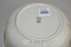 $258 NEW in BOX Lenox SPRING VISTA Serving Bowl Ivory w Gold Flowers