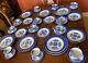 48 Piece Spode Fitzhugh Blue & White Pottery /Porcelain Dinner Service