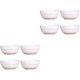 4 Pcs Extra Large Serving Bowl Pure White Ceramic Soup Noodle