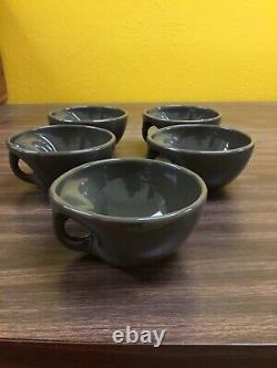 5 Vintage Elan McPherson Flavour Design Buddha Cupping Bowl Mug Dark Gray