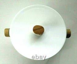 Aava Nordic Serving Bowl with Wooden Knobs and Lid