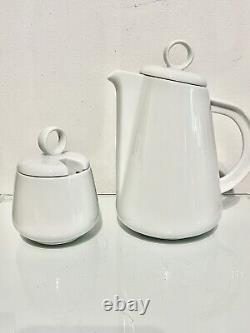 Alessi Bavero Coffee Pot/Teapot & Sugar bowl BAVERO