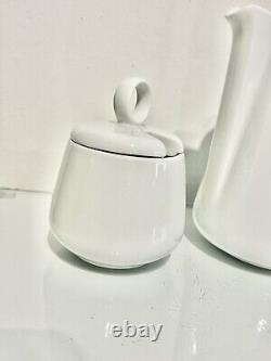 Alessi Bavero Coffee Pot/Teapot & Sugar bowl BAVERO