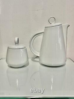 Alessi Bavero Coffee Pot/Teapot & Sugar bowl BAVERO