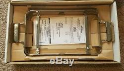 All Clad LARGE Rectangular Ceramic Baker WithStainless Stand NEW in BOX
