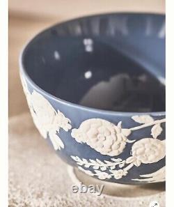 Anthropologie Turkuaz Kitchen Posy Ceramic Serving Bowl Salad Bowl