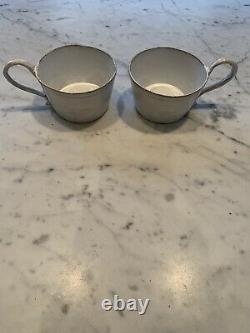 Astier De Villatte 2x Large Coffee Hot Chocolate Cup Mug Soup Bowl Used French