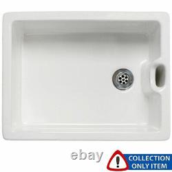 Astini Belfast 100 1.0 Bowl White Ceramic Kitchen Sink