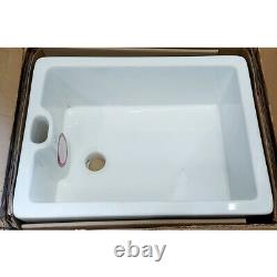 Astini Belfast 100 1.0 Bowl White Ceramic Kitchen Sink Graded Refurbished