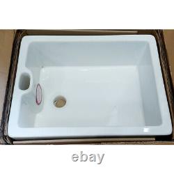 Astini Belfast 100 1.0 Bowl White Ceramic Kitchen Sink Graded Refurbished