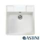 Astini Belfast 590 1.0 Bowl White Ceramic Kitchen Sink & Waste