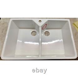 Astini Belfast 800 2.0 Bowl White Ceramic Kitchen Sink