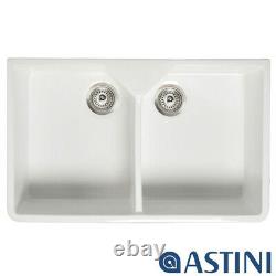 Astini Belfast 800 2.0 Bowl White Ceramic Kitchen Sink Graded Refurbished