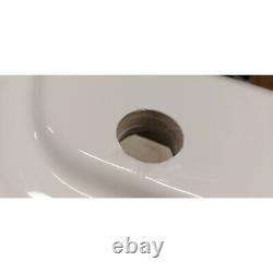 Astini Canterbury 100 1.0 Bowl Gloss White Ceramic Kitchen Sink