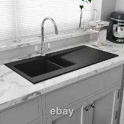 Astini Desire 150 1.5 Bowl Matt Black Ceramic Kitchen Sink