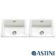 Astini Hampton 200 2.0 Bowl White Ceramic Undermount/Inset Kitchen Sink & Waste