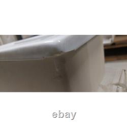 Astini Hampton 50 0.5 Bowl White Ceramic Undermount Kitchen Sink