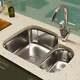 Astini Renzo 1.5 Bowl Stainless Steel Kitchen Sink, Waste & Saturn Tap RHSB