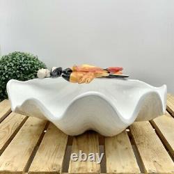 Bassano Ceramic Dish Seafood Fish Lobster Motif 40 CM from Italy