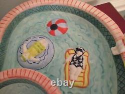 Bathing Beauties Ceramic Chip and Dip Server by Cardinal