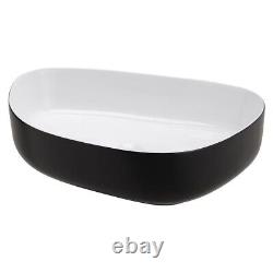 Bathroom Cloakroom Irregular Hand Wash Basin Sink Tabletop Ceramic Bowl with Waste