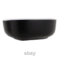 Bathroom Cloakroom Irregular Hand Wash Basin Sink Tabletop Ceramic Bowl with Waste