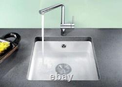 Blanco SUBLINE 375-U 1 Bowl Ceramic Kitchen Sink Crystal White 523726