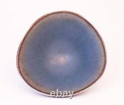 Blue Ceramic Bowl Carl-Harry Stålhane Rörstrand Mid 20th Century