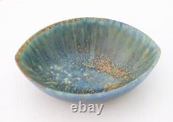 Blue Ceramic Bowl Carl-Harry Stålhane Rörstrand Mid 20th Century