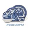 Blue Willow Ceramic Dinner Set Plates Bowls Dish Oriental Tableware Coffee Mug