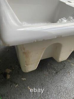 Burbank 1 Bowl Gloss White Ceramic Kitchen Sink RRP £200