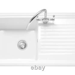 Caple 1 Bowl Ceramic Sink With Drainer