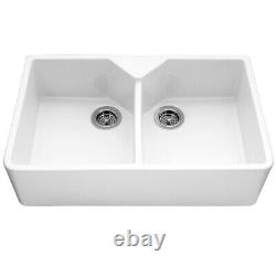 Caple 2.0 Bowl White Ceramic Kitchen Sink SANDOWN 80cm 800mm BNIB Waste Included