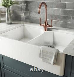 Caple 2.0 Bowl White Ceramic Kitchen Sink SANDOWN 80cm 800mm BNIB Waste Included