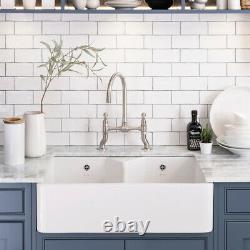 Caple 800 2.0 Bowl White Ceramic Kitchen Sink CHEPSTOW Graded Refurbished