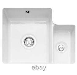 Caple ETT150U White Classic Ceramic ETTRA 1.5 Bowl Undermount Sink E2052