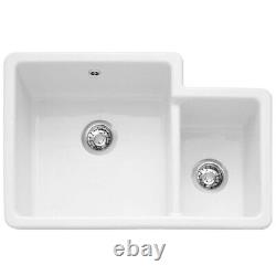 Caple Paladin 760 1.5 Bowl White Ceramic Kitchen Sink RH PAL760