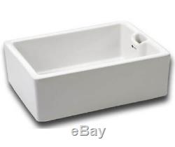 Carron Phoenix Belfast 110 White Ceramic Single Bowl Sink 124.0477.727