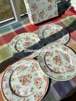 Cath Kidston Cranham Dinner Set, Plates Bowls, Side Plates, Cups And Extras
