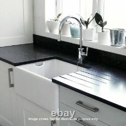 Ceramic 1 Bowl Undermount Kitchen Sink White
