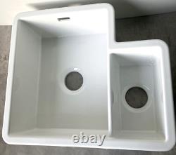 Ceramic Kitchen Sink Blanco Villae 1.3 Bowl LH Main Bowl 595x520mm White 525166