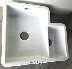 Ceramic Kitchen Sink Blanco Villae 1.3 Bowl LH Main Bowl 595x520mm White 525166