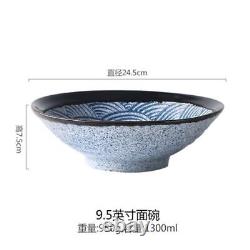Ceramic Round Plates Bowl Dish Spoon Porcelain Dinnerware Food Serving Tableware