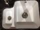 Ceramic Sink Undermount 1810, 1 1/2 Bowl, big bowl to the right Free P+P
