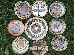 Ceramic clay pottery plates, bowls, mugs approx 800 pieces amazing colours