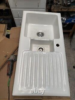 Ceramic kitchen sink 1.5 Bowl